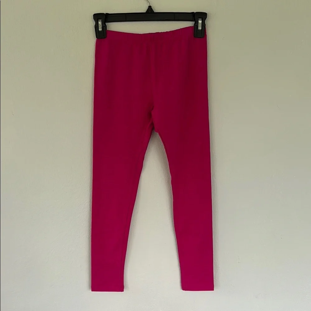 The Children’s Place girl’s pink pull on elastic waist leggings size large 10/12